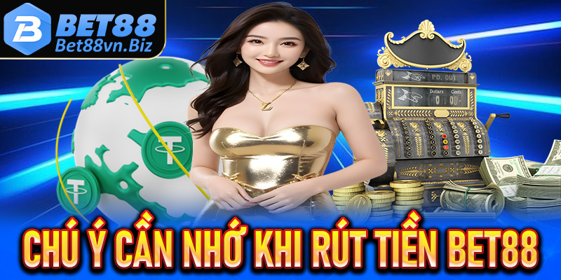 Một số chú ý cần nhớ để rút tiền tại Bet88 thành công